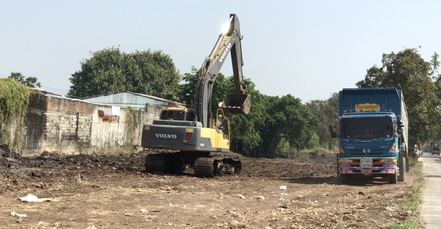 รับเหมาถมดิน ถมทราย ทำถนนปูน ถนนลูกรัง